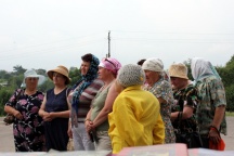 Миссионерская поездка в п. Малышево, 8 июля 2011 год.