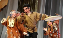 "Народы Севера - северным приходам края". Благотворительный концерт национального эвенского ансамбля "Нулгур". Хабаровск. 14 сентября 2011г.