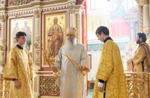 Божественная литургия в Спасо-Преображенском кафедральном соборе 17 августа 2025 г. Божественная литургия в Спасо-Преображенском кафедральном соборе 17 августа 2025 г.