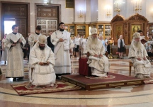 Божественная литургия в Спасо-Преображенском кафедральном соборе 24 августа 2025 г.